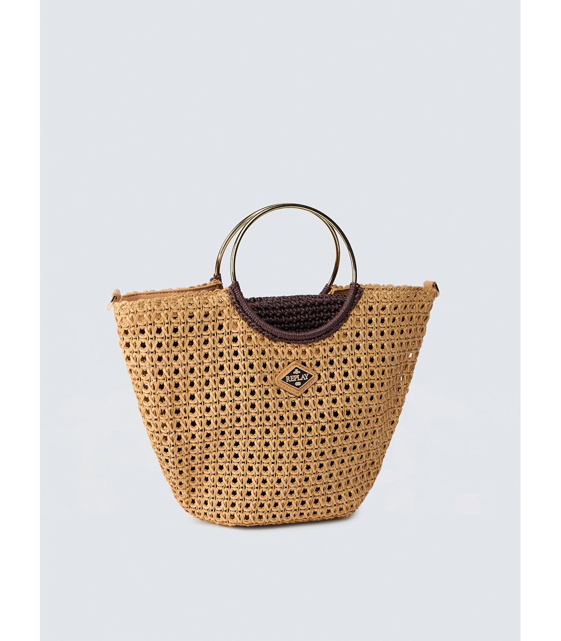 PUラフィアセットバッグ 詳細画像 ナチュラル 3